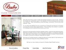Tablet Screenshot of bradleyfurniture.com